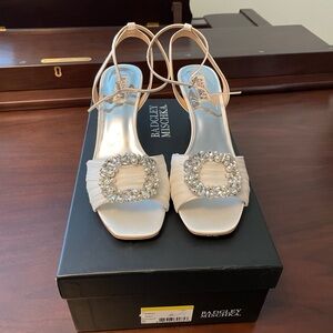 Badgley Mischa silk heels